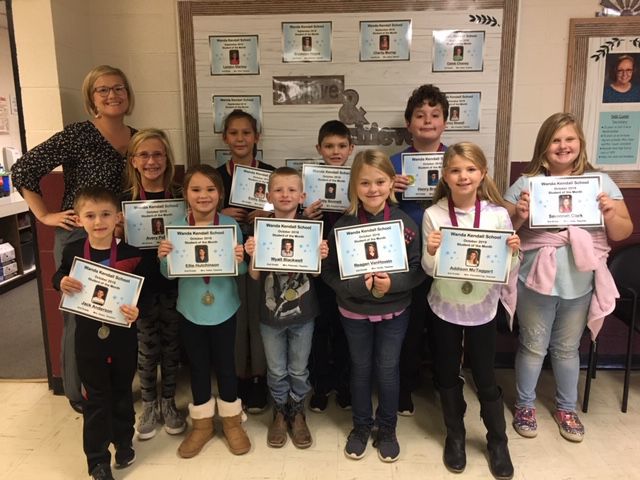 Wanda Kendall Students of Month named